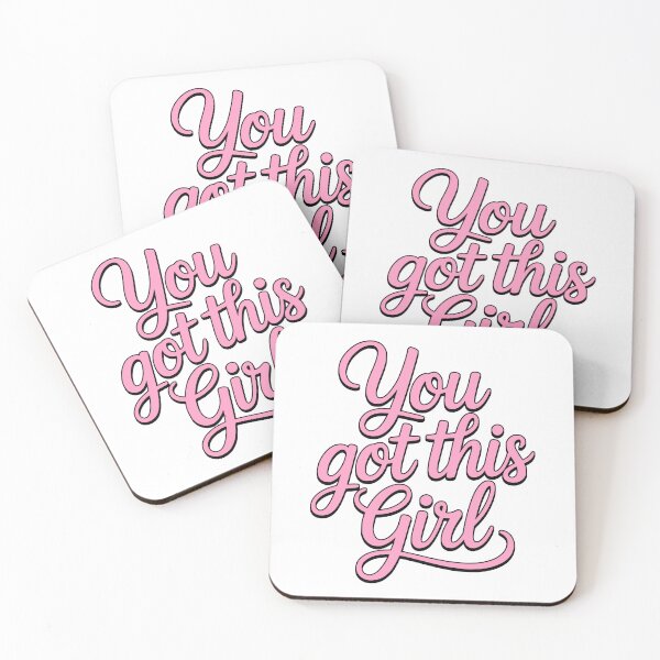 Item preview, You Got This Girl! Pink Girly Quote designed and sold by PMCreative.