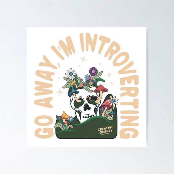 Item preview, Go Away. I'm Introverting designed and sold by TheCreativeJourney.