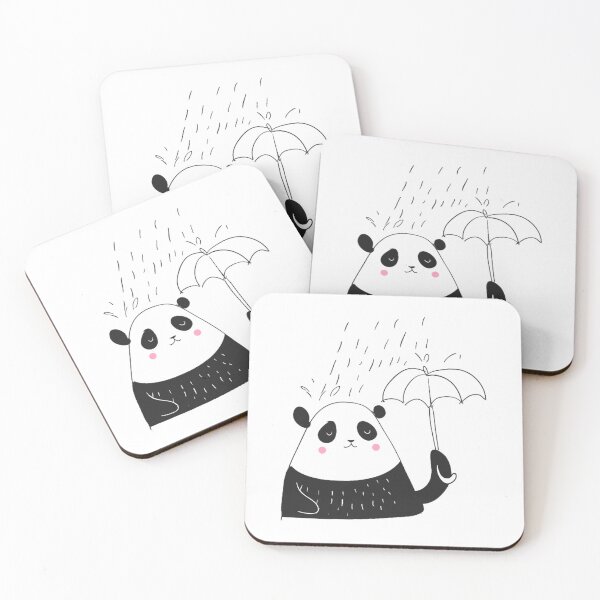 Item preview, Panda Manfred standing in the rain designed and sold by LakeviewCo.