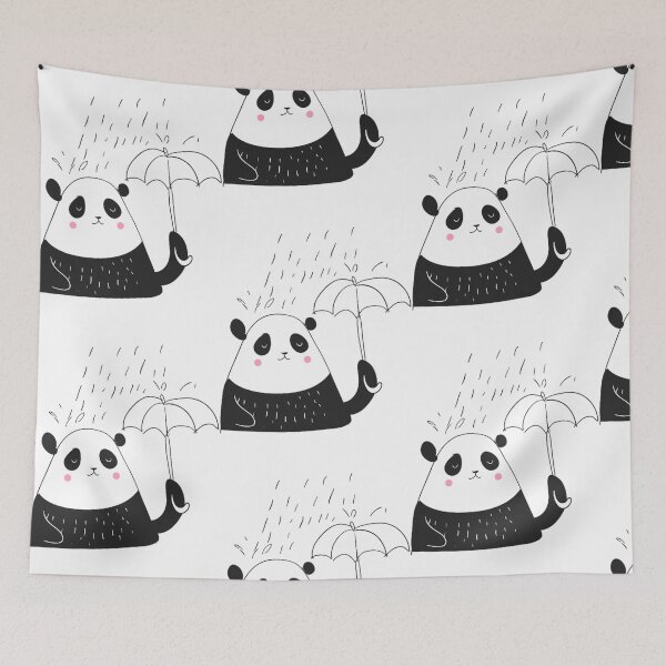 Item preview, Panda Manfred standing in the rain designed and sold by LakeviewCo.