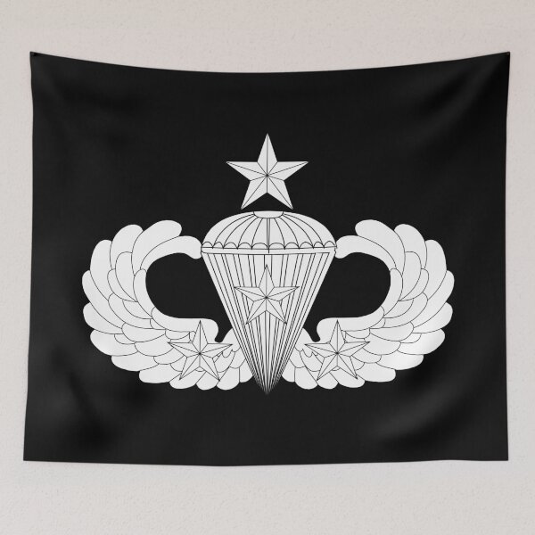 Item preview, Badge - Army - Parachutist - Senior - 3 Combat Star - LA X 300 designed and sold by Military Insignia Products.