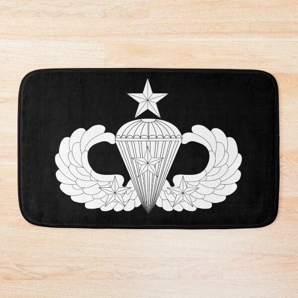 Item preview, Badge - Army - Parachutist - Senior - 3 Combat Star - LA X 300 designed and sold by Military Insignia Products.