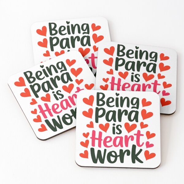 Item preview,  Being Para Is Heart Work is a gift idea for special teacher designed and sold by ketkacreations.