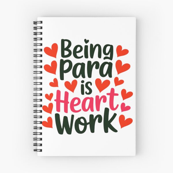 Item preview,  Being Para Is Heart Work is a gift idea for special teacher designed and sold by ketkacreations.