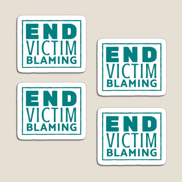 Item preview, End Victim Blaming 4 Pack designed and sold by Elise STICKER QUEEN.