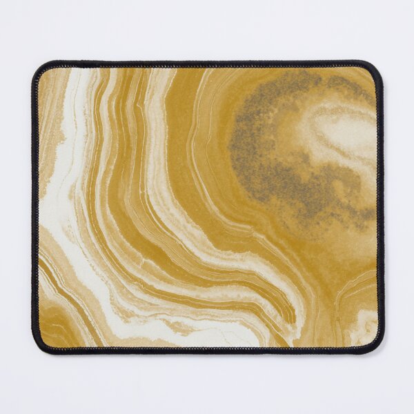 Item preview, Golden Flow - Abstract Wave Bands in Warm Earth Tones designed and sold by trajeado14.