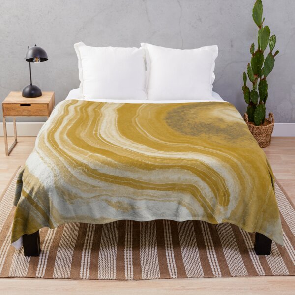 Item preview, Golden Flow - Abstract Wave Bands in Warm Earth Tones designed and sold by trajeado14.
