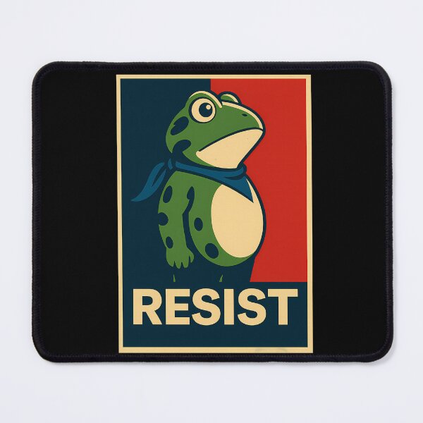 Item preview, Resist Frog – Symbol of Courage and Hope designed and sold by Alluka Brand.