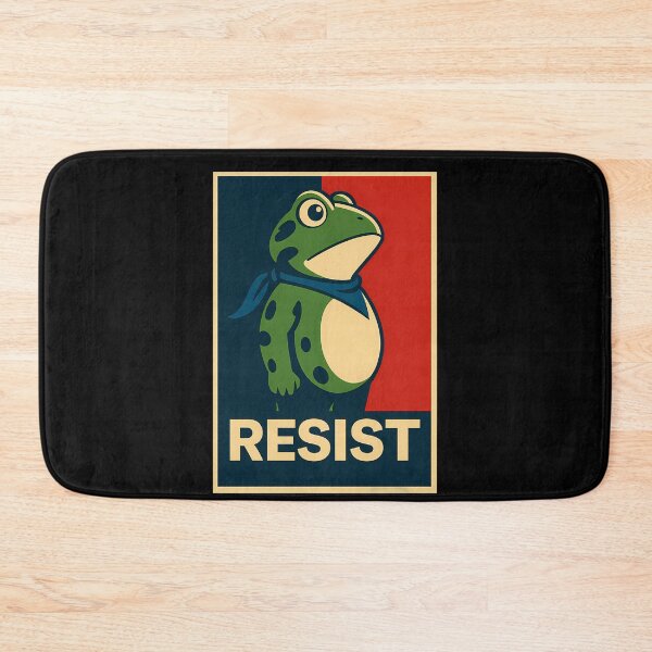 Item preview, Resist Frog – Symbol of Courage and Hope designed and sold by Alluka Brand.