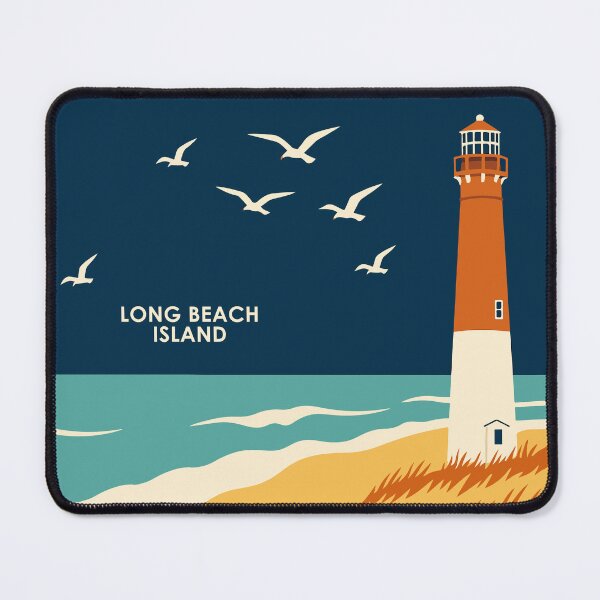 Item preview, Long Beach Island Travel Poster designed and sold by rogue-design.