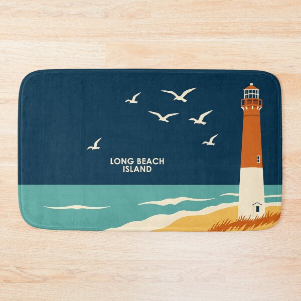 Item preview, Long Beach Island Travel Poster designed and sold by rogue-design.