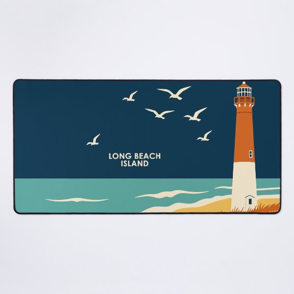 Item preview, Long Beach Island Travel Poster designed and sold by rogue-design.