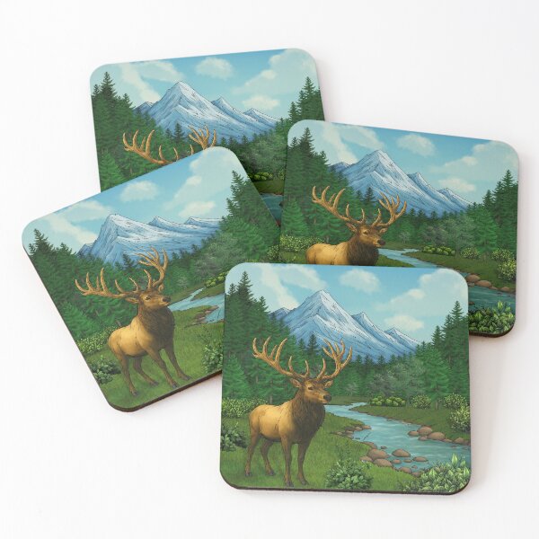 Item preview, Bull Elk designed and sold by paperandp!xels.