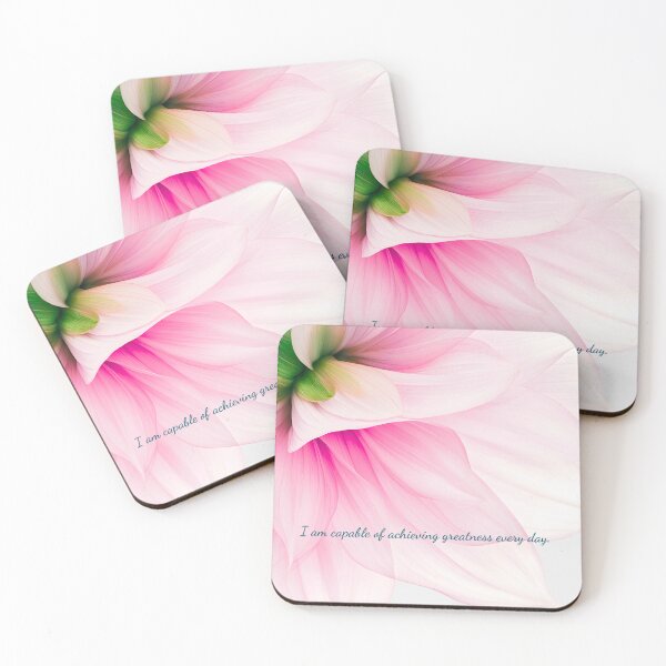 Item preview, Achieving Greatness - Inspirational Floral Design designed and sold by Mudpixiestudio  .