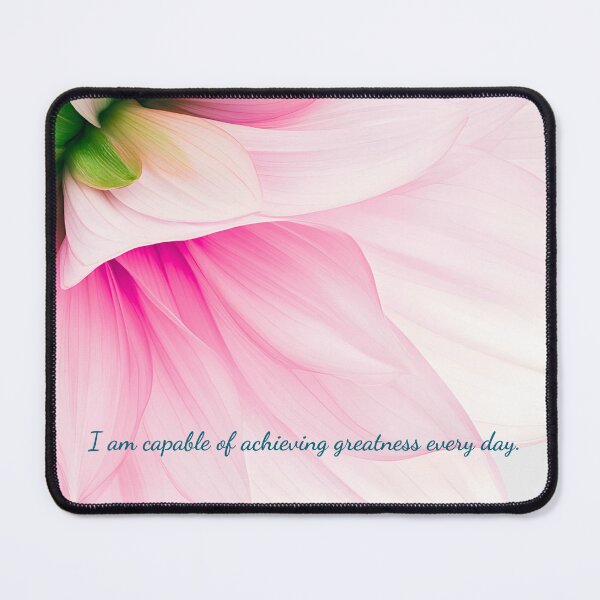Item preview, Achieving Greatness - Inspirational Floral Design designed and sold by Mudpixiestudio .