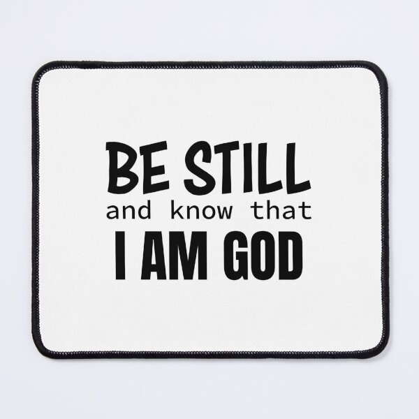 Item preview, Be Still And Know That I Am God | Inspirational Christian Quote Typography Design designed and sold by CrossCrafted.