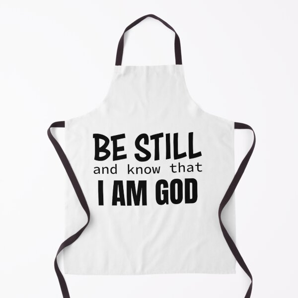 Item preview, Be Still And Know That I Am God | Inspirational Christian Quote Typography Design designed and sold by CrossCrafted.
