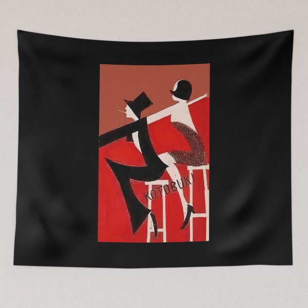 Item preview, Art deco Japanese matchbox label designed and sold by stevepaint.