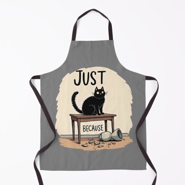 Item preview, A black cat and a broken vase. Just because! designed and sold by Studio Nigel.