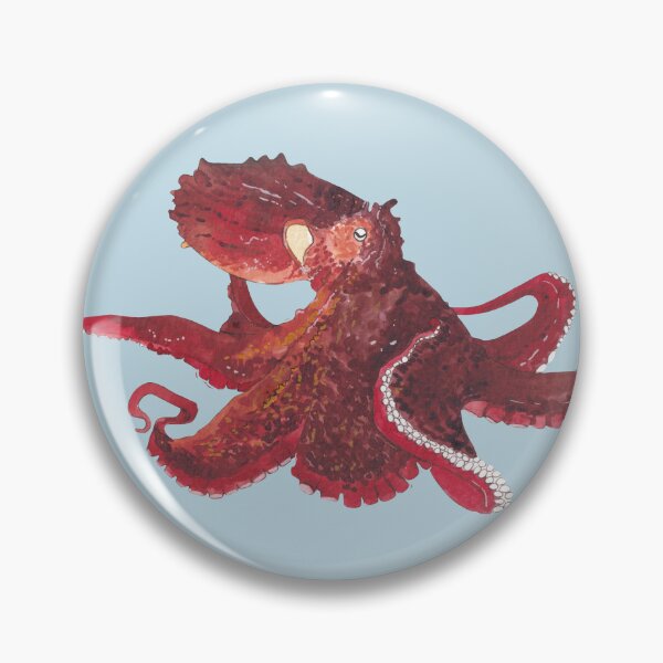 Item preview, GIANT PACIFIC OCTOPUS-Enteroctopus dofleini designed and sold by BEATRIZ ABAITUA.
