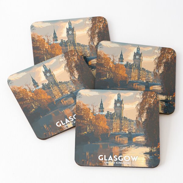 Item preview, Glasgow United Kingdom - Travel art designed and sold by Marciolini.