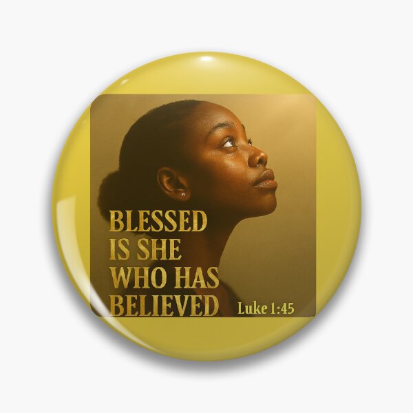 Item preview, Blessed because she believed designed and sold by vineartstudio.