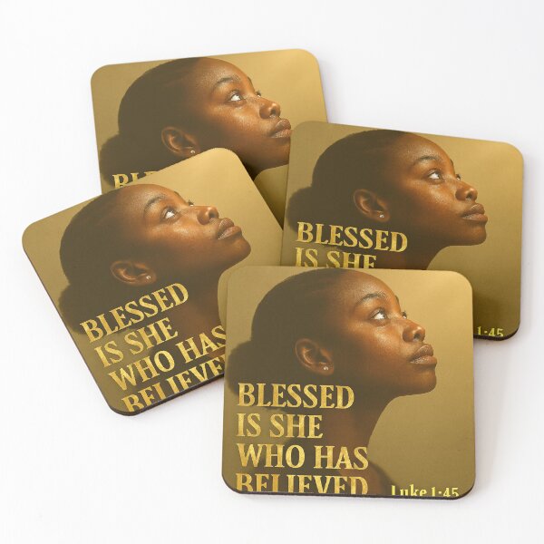 Item preview, Blessed because she believed designed and sold by vineartstudio.