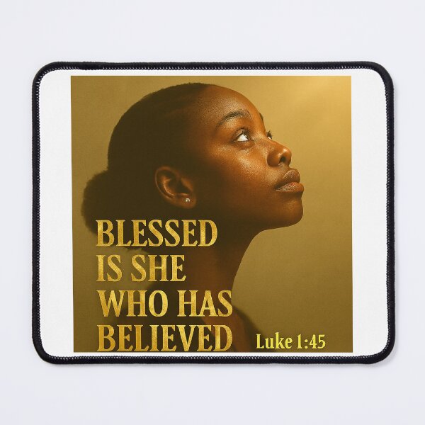 Item preview, Blessed because she believed designed and sold by vineartstudio.