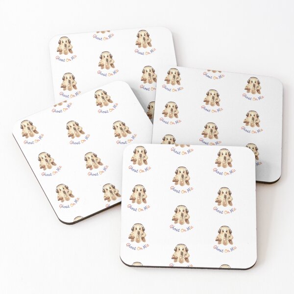 Item preview, Ghost On Mic – Cute Podcast Gamer Ghost Design designed and sold by ArtiJOY Imprinta.
