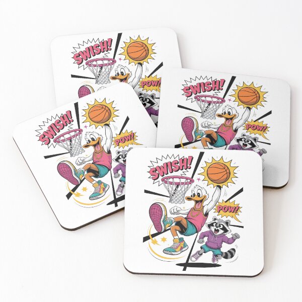 Item preview, Swish Pow Basketball Cartoon Characters designed and sold by MonkiFlipp.