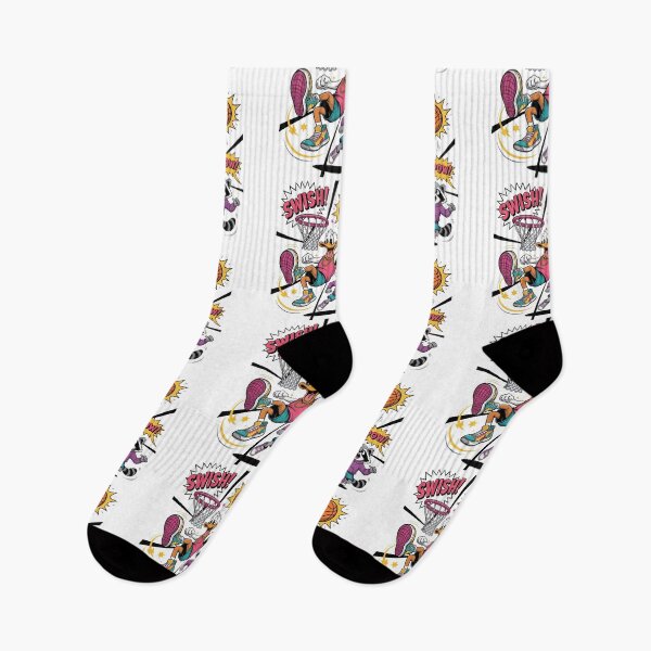 Item preview, Swish Pow Basketball Cartoon Characters designed and sold by MonkiFlipp.