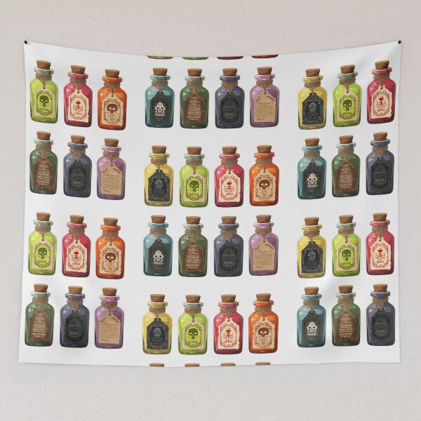 Item preview, Potion bottles designed and sold by MendaciousMina.