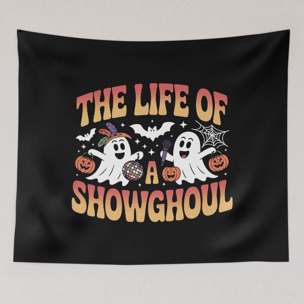 Item preview, The Life of a Showghoul Retro Halloween Show Ghosts designed and sold by BakeryDozen.