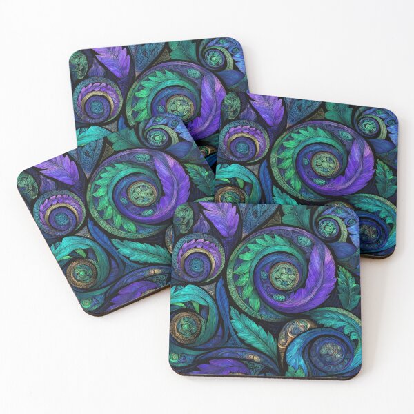 Item preview, New Zealand Māori Paua Pattern Koru Design 564 designed and sold by GrinGalore.