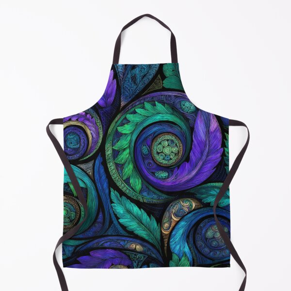 Item preview, New Zealand Māori Paua Pattern Koru Design 564 designed and sold by GrinGalore.