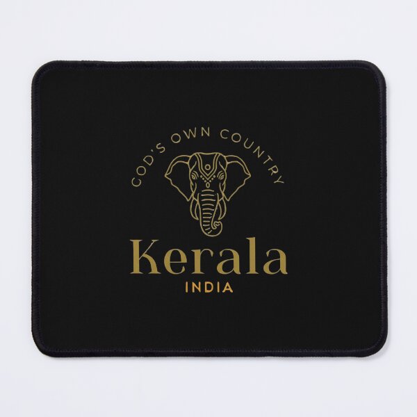 Item preview, Kerala India – God’s Own Country Golden Elephant Design designed and sold by malufromhtown.