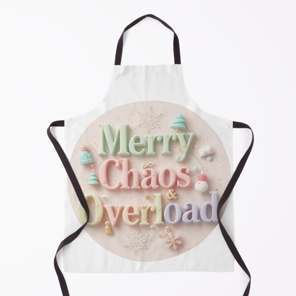 Item preview, Merry Chaos & Overload – Funny Pastel Christmas Aesthetic Design designed and sold by jelonkaa.