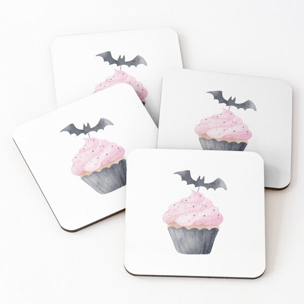 Item preview, Batty Halloween cupcake designed and sold by MendaciousMina.