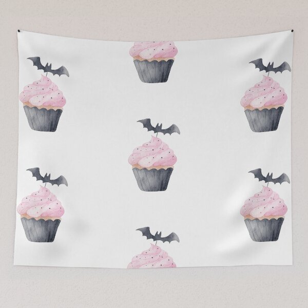 Item preview, Batty Halloween cupcake designed and sold by MendaciousMina.