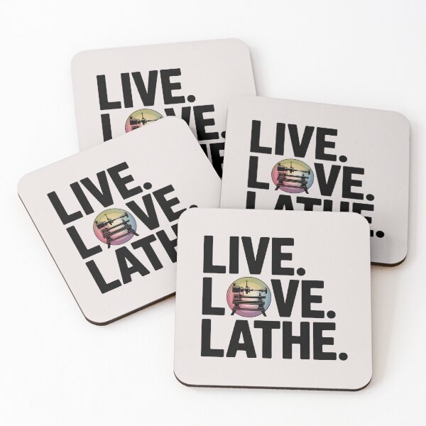 Item preview, Live. Love. Lathe. designed and sold by Jollys-ArtShop.