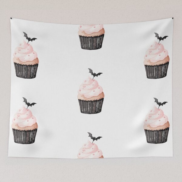 Item preview, Batty Halloween cupcake designed and sold by MendaciousMina.