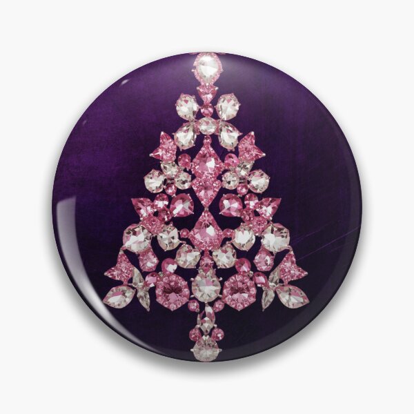 Item preview, Pink Jewel Christmas Tree - Merry Christmas designed and sold by Fantacaroo Designs.