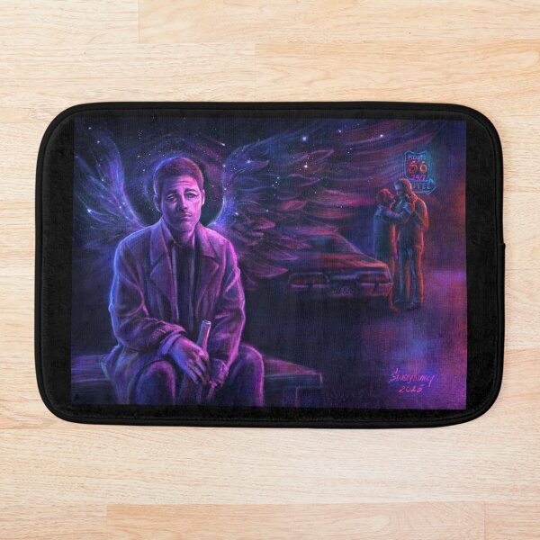 Item preview, Confesión en neón - Arte de fan de Destiel Wincest sobrenatural designed and sold by Fantasy Illustrations & Fan Art.