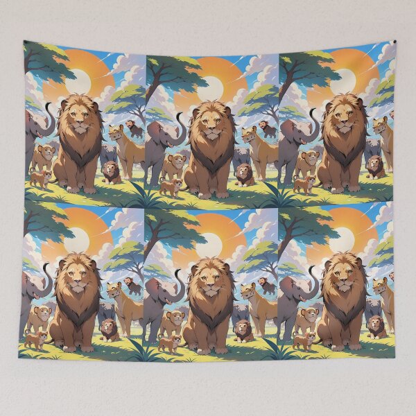 Item preview, Animals Cosmic Battles Natural Harmony Journey Environments designed and sold by ART ATTACK ZONE.