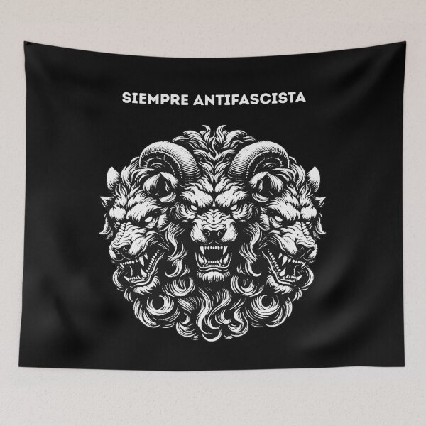 Item preview, Siempre Antifascista - Three-Headed Power designed and sold by WonderMix.