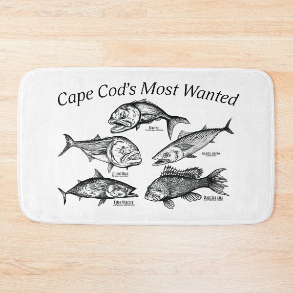 Item preview, Cape Cod's Most Wanted Fish designed and sold by Fox and Plover Designs.