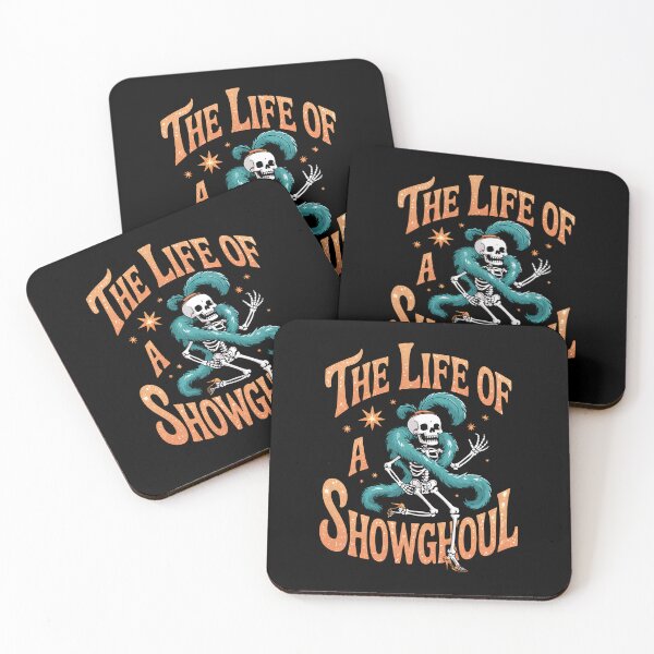 Item preview, The Life of A Showghoul Retro Halloween Show Skeleton Girl designed and sold by BakeryDozen.