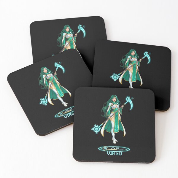 Item preview, Virgo Zodiac as Female Video Game Character - Earth Sorceress designed and sold by A Mediterranean Crab.
