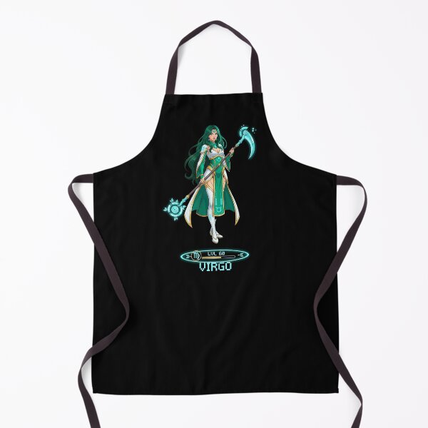 Item preview, Virgo Zodiac as Female Video Game Character - Earth Sorceress designed and sold by A Mediterranean Crab.