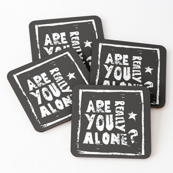 Item preview, WHITE of Are you really alone? designed and sold by nicovaldez.